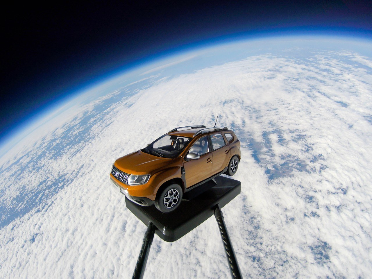 Rondje ruimte in een Dacia