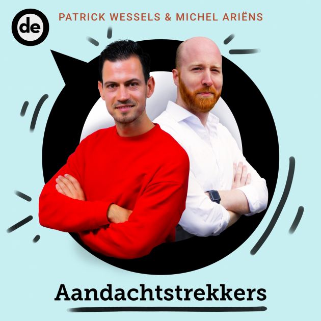 De Ondernemer Podcasts Aandachtstrekkers 30x30cm