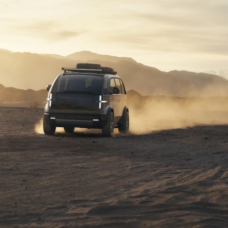 Canoo Lifestyle Vehicle vierkant