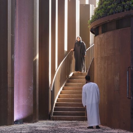 Dubai Expo man vrouw