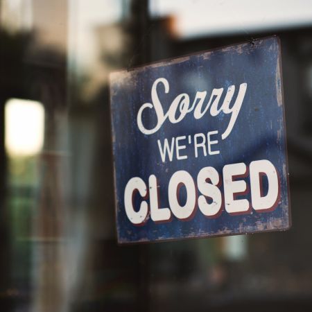 Gesloten closed store Unsplash