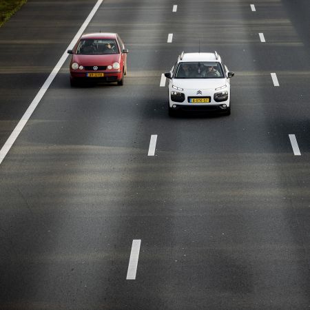 Auto snelweg werkverkeer vk