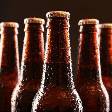 Bierfles bruin bier