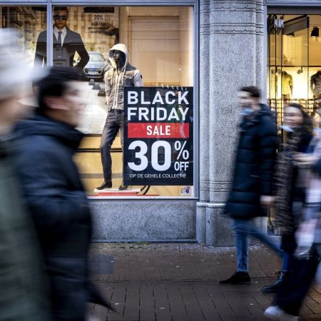 Black friday winkels publiek amsterdam