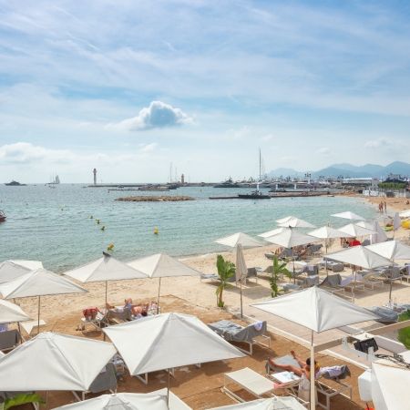 Cannes frankrijk strand toerisme