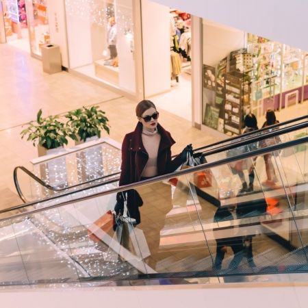 Economie winkelen groei shopping square