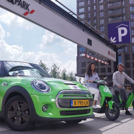 Go sharing deelplatform elektrische deelauto