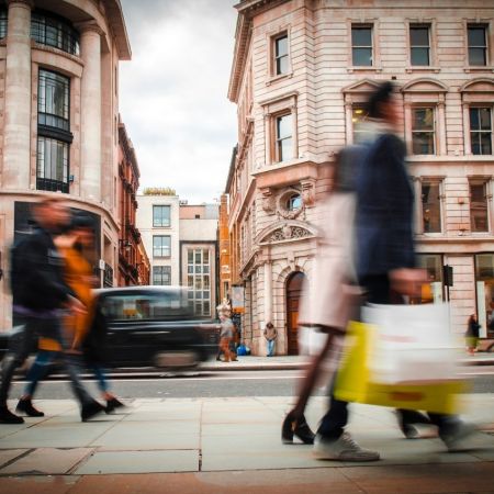 Londen winkelstraat brexit
