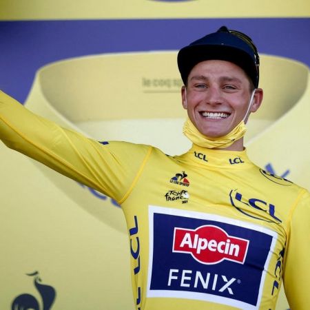 Mathieu van der poel gele trui tour de france
