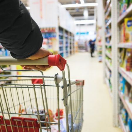 Supermarkt winkelwagen openingstijden