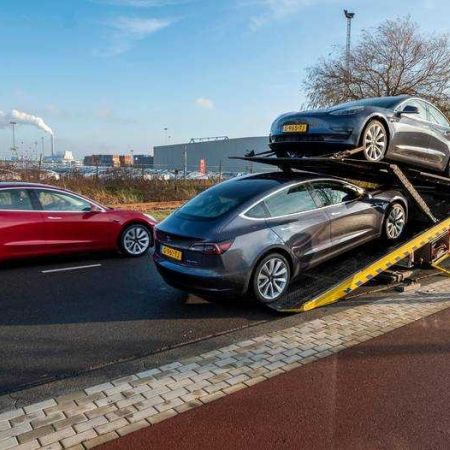Tesla model 3 auto elektrisch