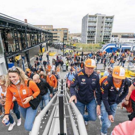 Zandvoort grand prix publiek roltrap