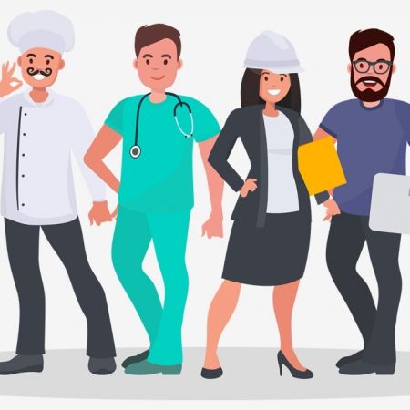 Zzp eenmanszaak illustratie