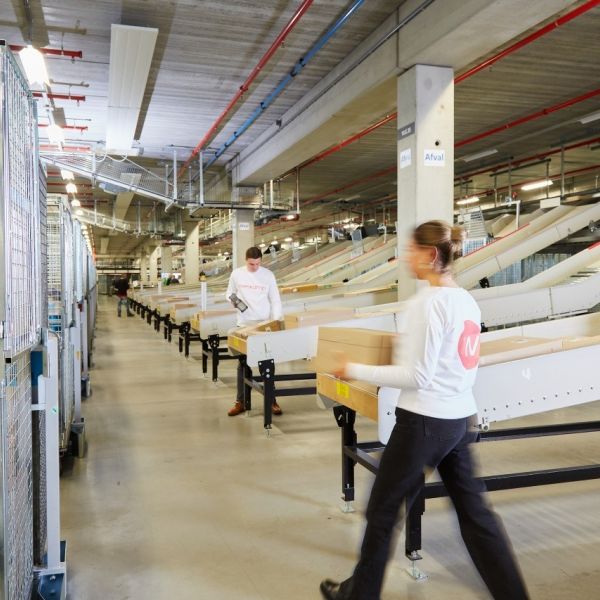 Magazijn van Wehkamp