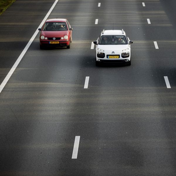Auto snelweg werkverkeer vk