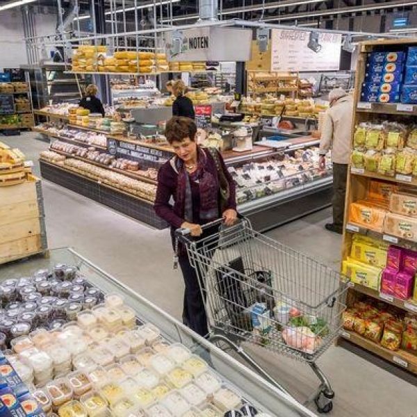 Duurzaam supermarkt winkel
