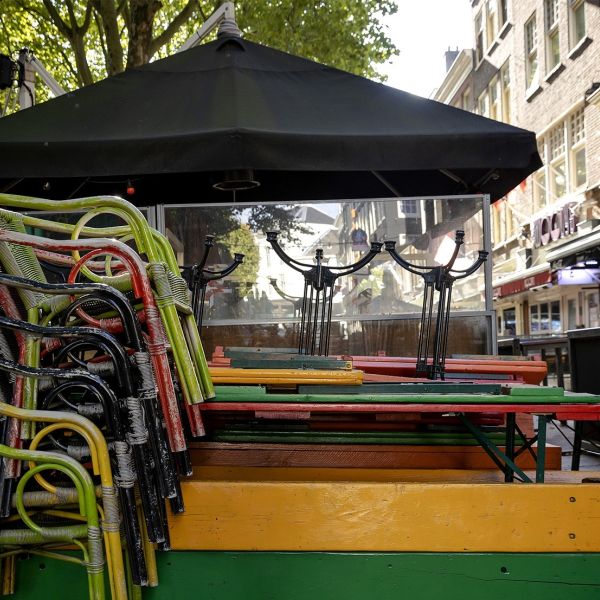 Horeca sluiting terras