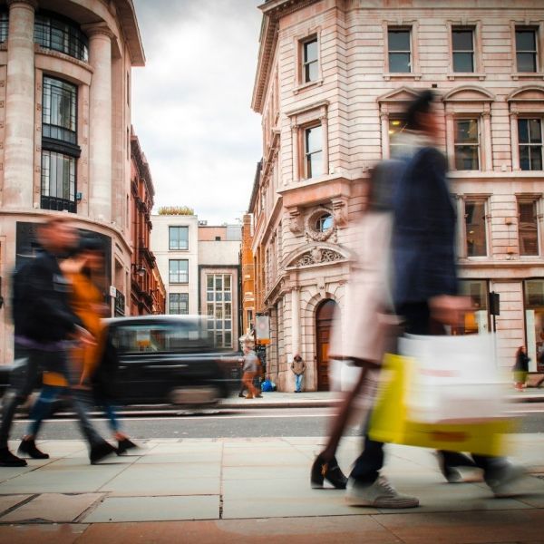 Londen winkelstraat brexit