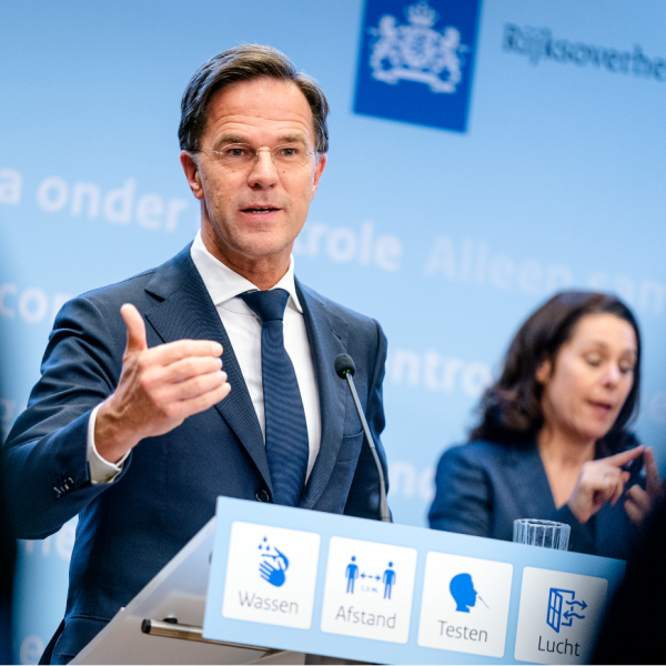 Premier rutte avondlockdown november