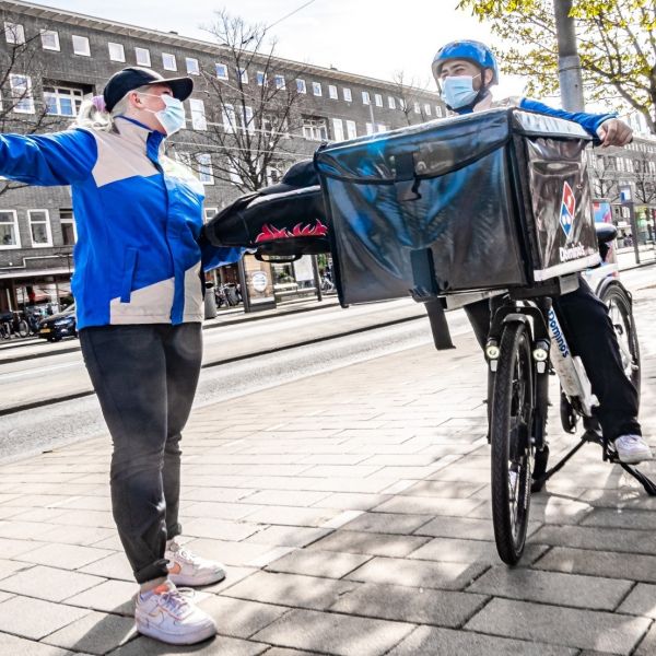 Verkeerstraining pizzabezorger dominos