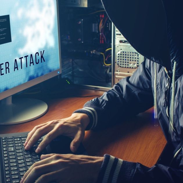 Cyberattack hacker computer