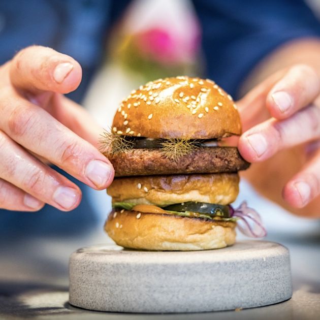 Kweekvlees burger mosa meat maastricht sterrenkok