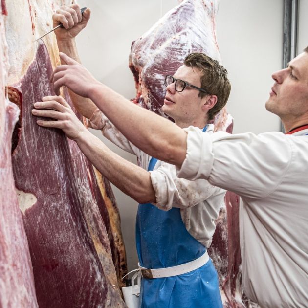 Slagerij Wout van de Veen jongen
