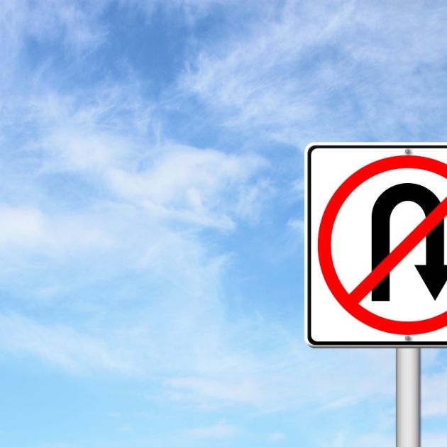 Verkeersbord rechtsaf