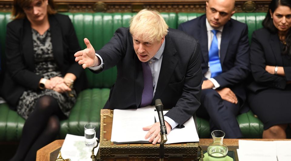 Johnson Brexit EU stemming