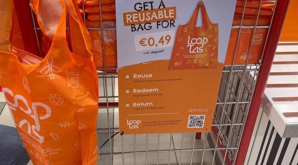 Loop Tas supermarkt