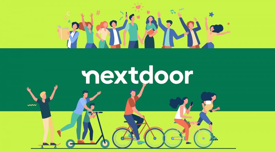Next door new york beurs groei cartoon