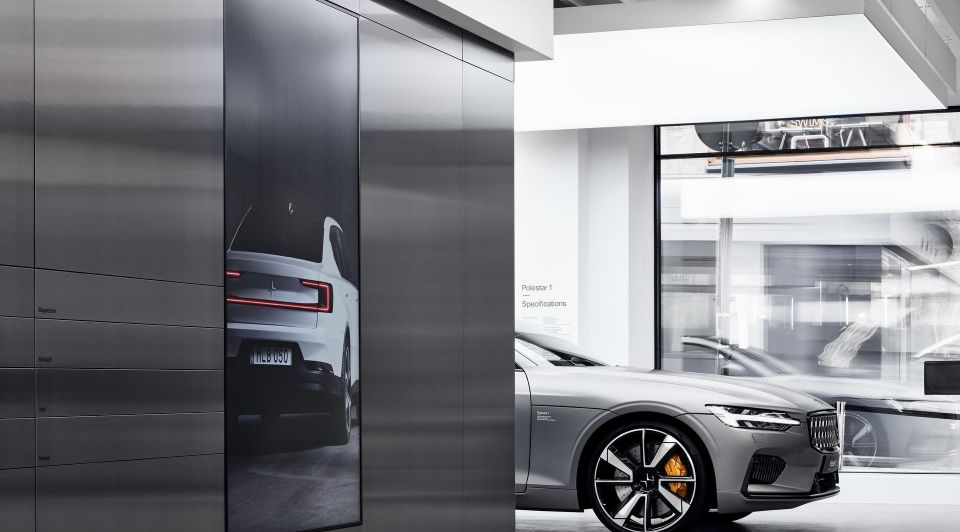 Polestar showroom popup auto