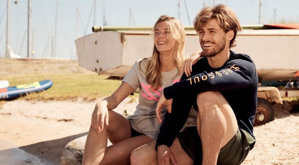 SEB modellen man vrouw zomer