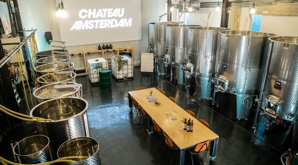 Urban Winery proeflokaal Amsterdam