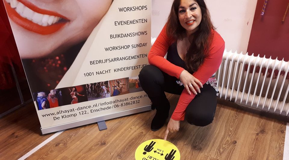 Al hayat ondernemer dans studio corona crisis