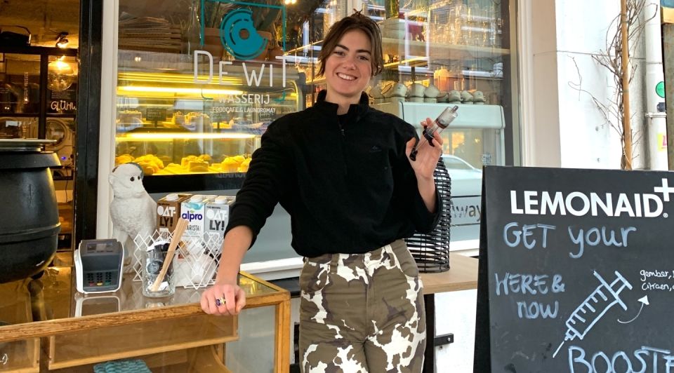 Boosterprik nijmegen foodcafe witwasserij groenendaal