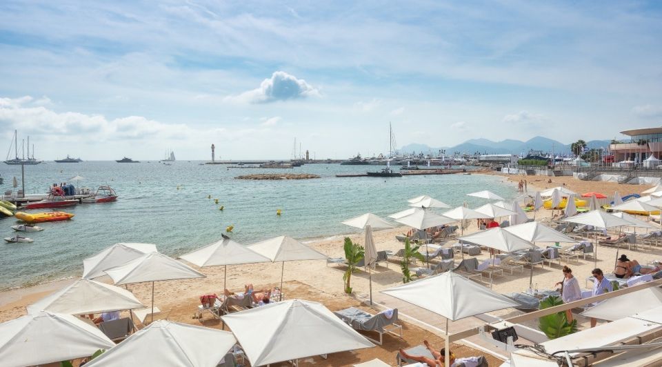 Cannes frankrijk strand toerisme