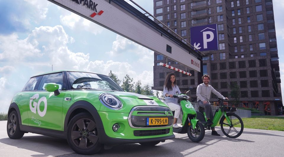Go sharing deelplatform elektrische deelauto