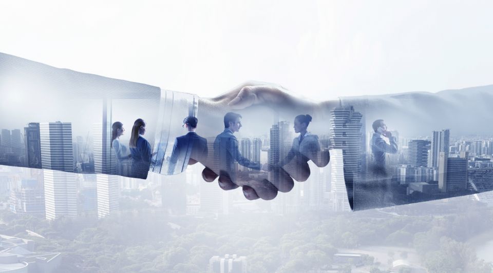 Handenschudden handshake