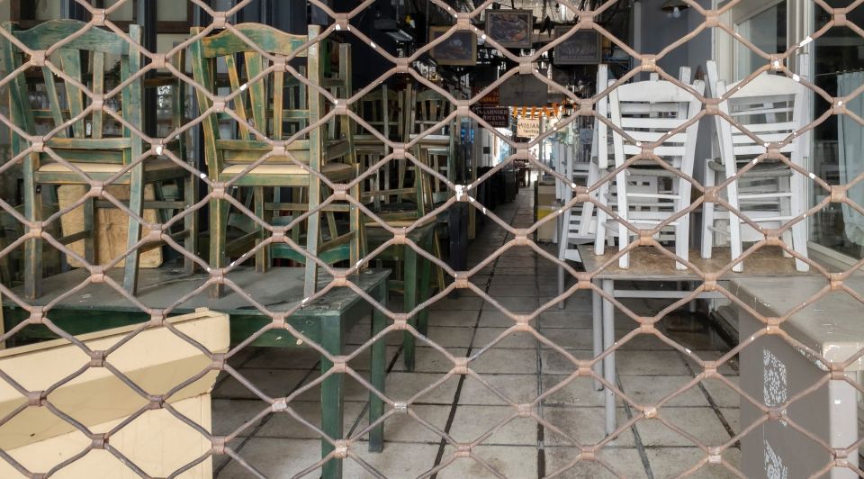 Horeca restaurant lockdown gesloten