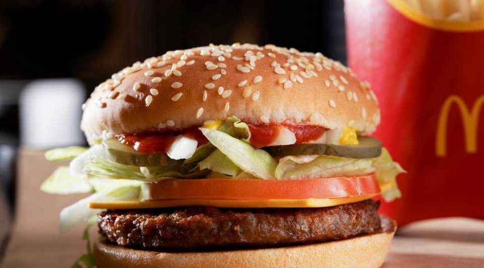 Mcdonalds mcplant burger