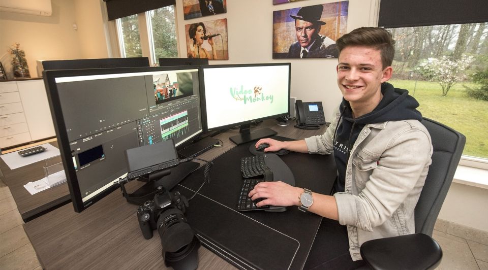 Melvin dirks jonge ondernemer video