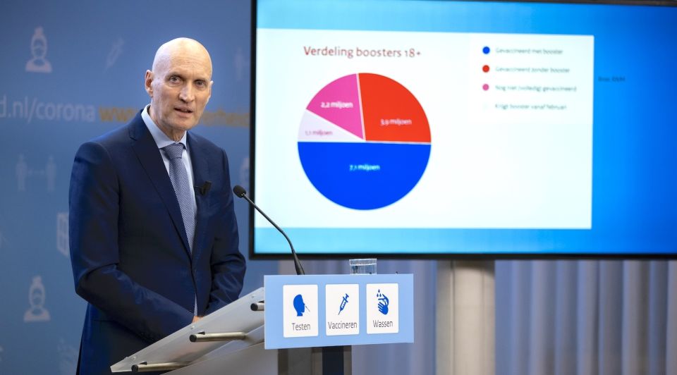 Persconferentie rutte 14 januari ernst kuipers zorg minister corona lockdown booster horeca 25 januari