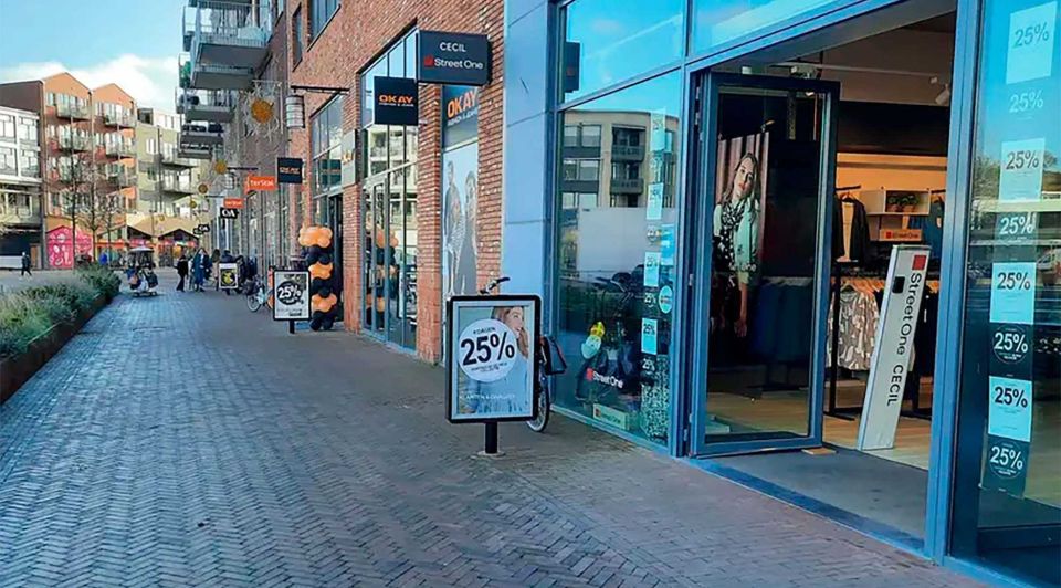 Retail deur open inretail winkel energie crisis