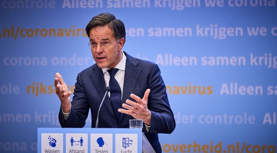 Rutte persconferentie