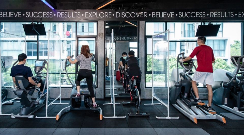 Sportschool fitness lockdown