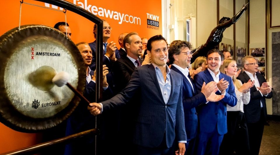 Thuisbezorgd takeaway jitse groen beurs gong