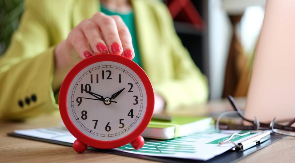 Timemanagement wekker tijd