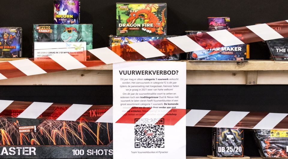 Verbod vuurwerk verkoop