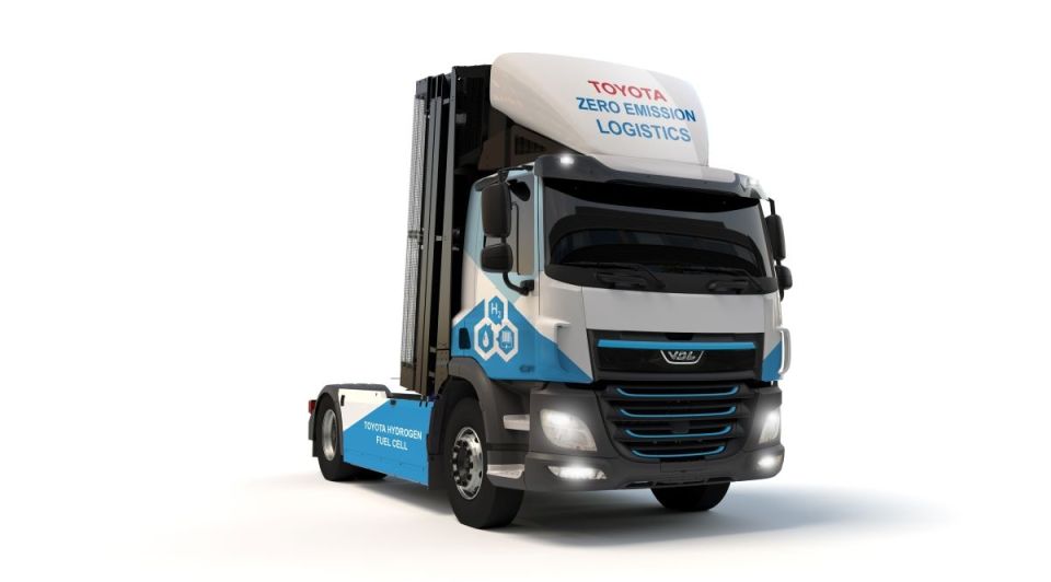 Waterstoftruck VDL toyota